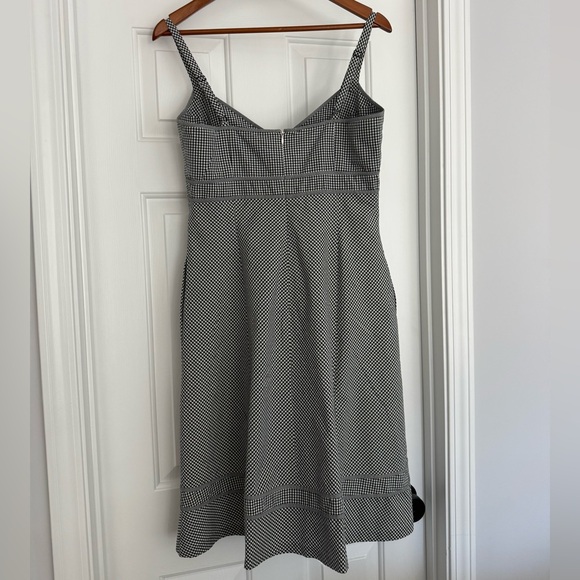 Talbots Black and White Gingham Dress with Pockets size 10P - Picture 3 of 4